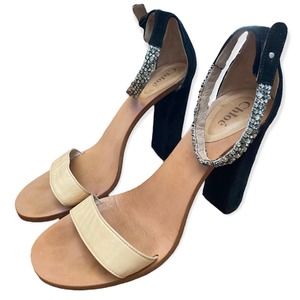 Chloé ITALY Leather Heeled Sandals 37.5